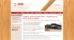 Desktop Screenshot of montaze-zikes.cz